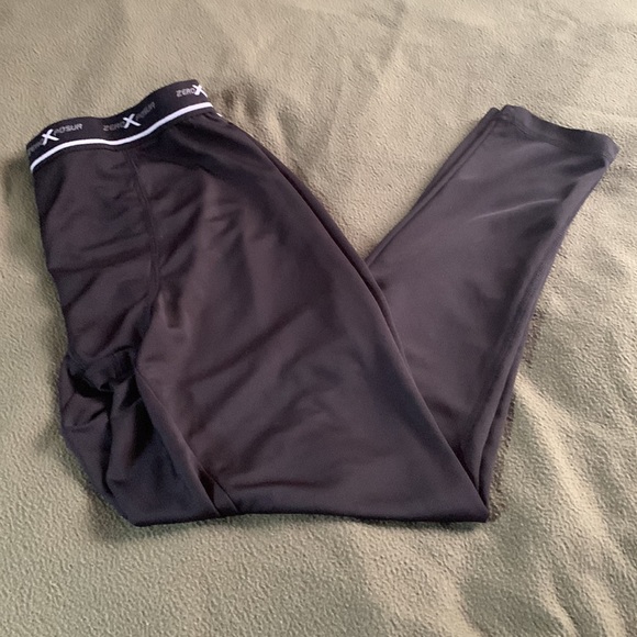 ZeroXposure black long john set. Size Large. Long sleeves. Elastic waistband. - Picture 6 of 7